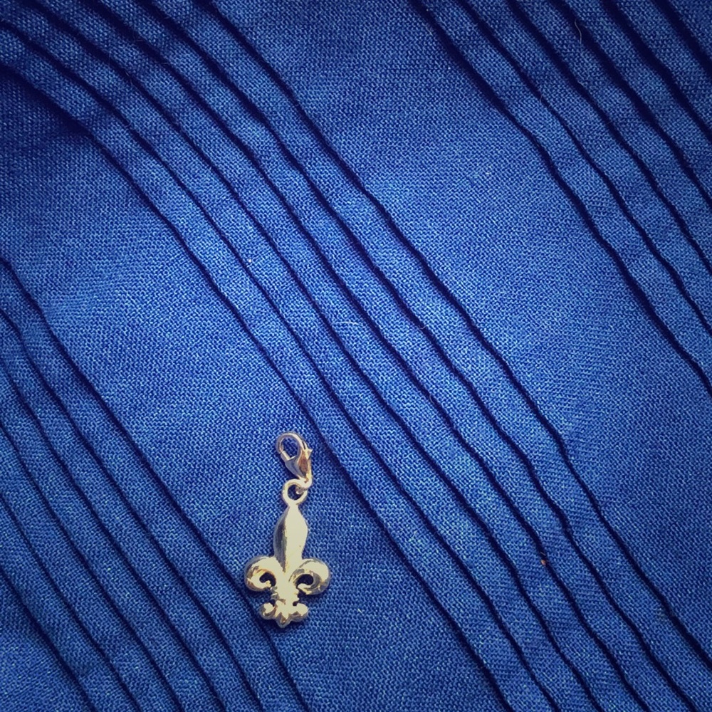 14k gold Fleur de Lis Charm